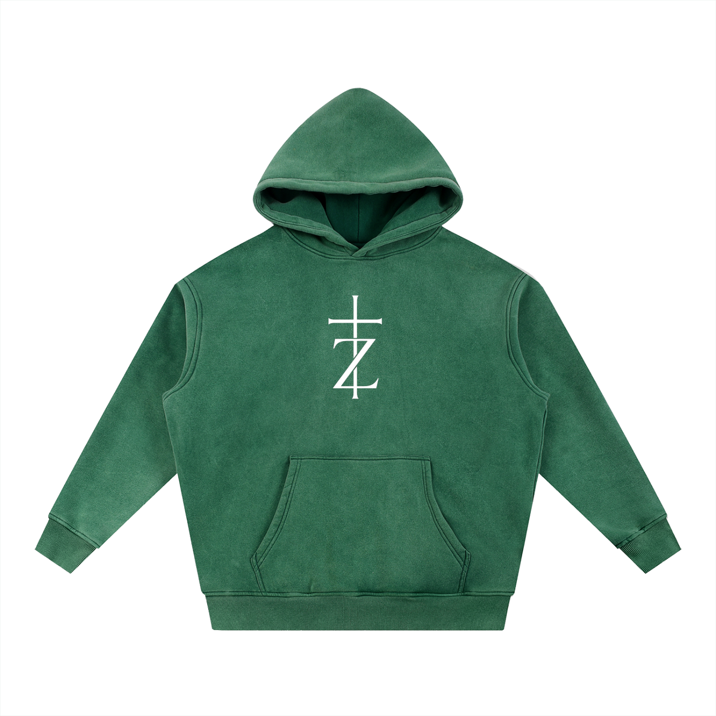 #SAVED - Christian Hoodie - Snow Wash Fleece Oversize Hoodie