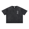 Yahweh - Christian Tee - Mineral Wash Boxy Cotton T-Shirt