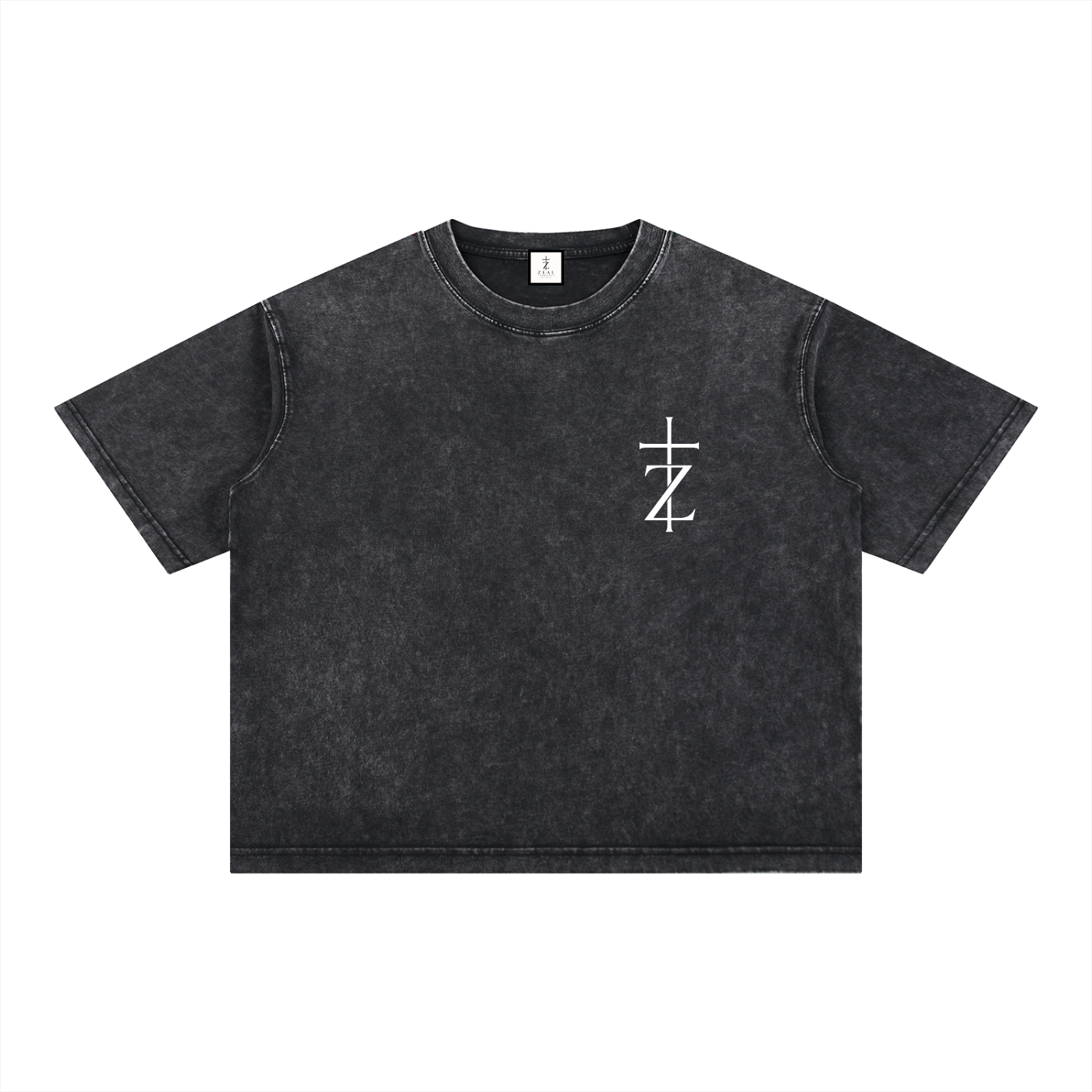 The Creator - Christian Tee - Mineral Wash Boxy Cotton T-Shirt