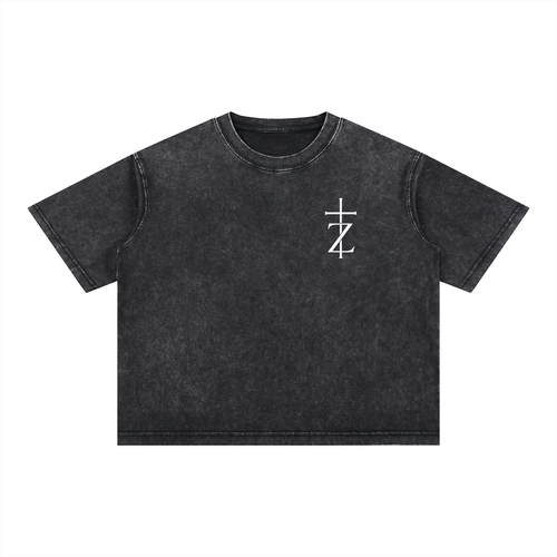 #SAVED - Christian Tee - Mineral Wash Boxy Cotton T-Shirt