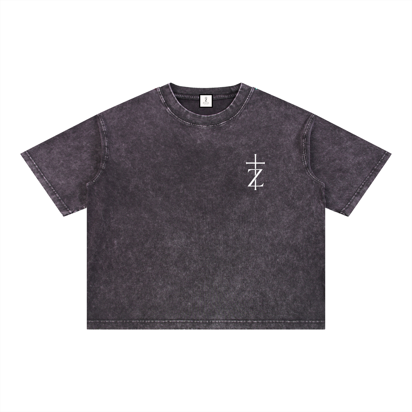 Our Savior - Christian Tee Mineral Wash Boxy Cotton T-Shirt