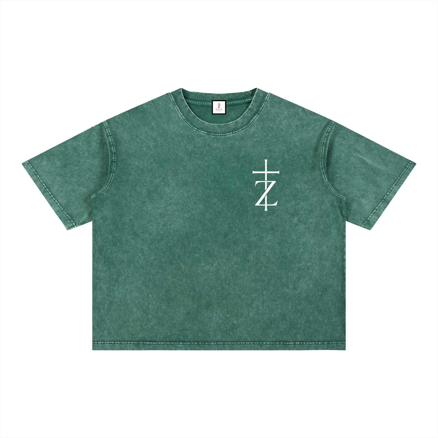 Yahweh - Christian Tee - Mineral Wash Boxy Cotton T-Shirt