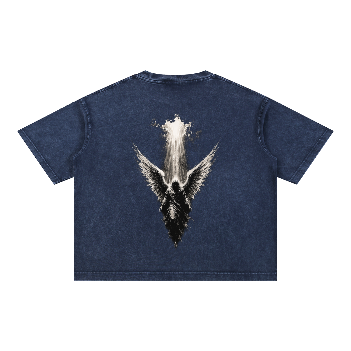 Guardian Angel - Christian Tee - Mineral Wash Boxy Cotton T-Shirt
