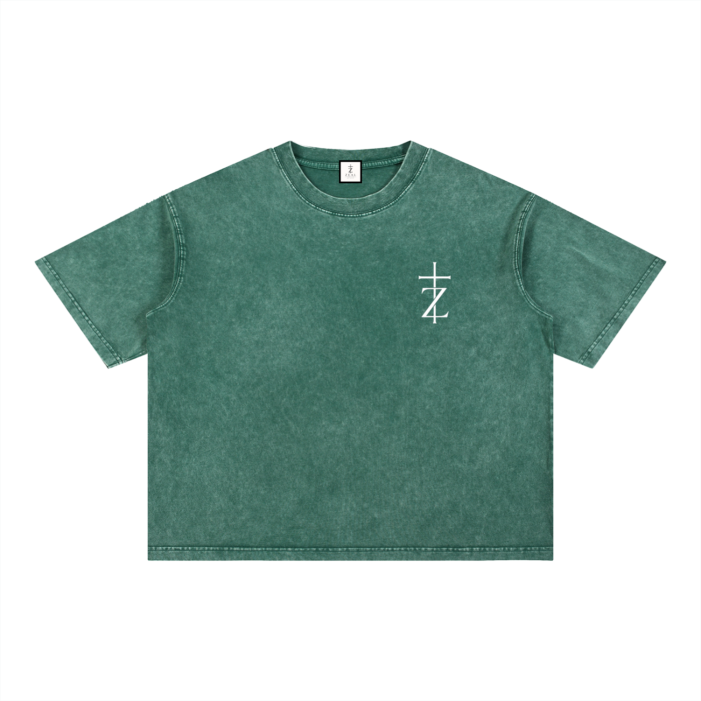 Our Savior - Christian Tee Mineral Wash Boxy Cotton T-Shirt