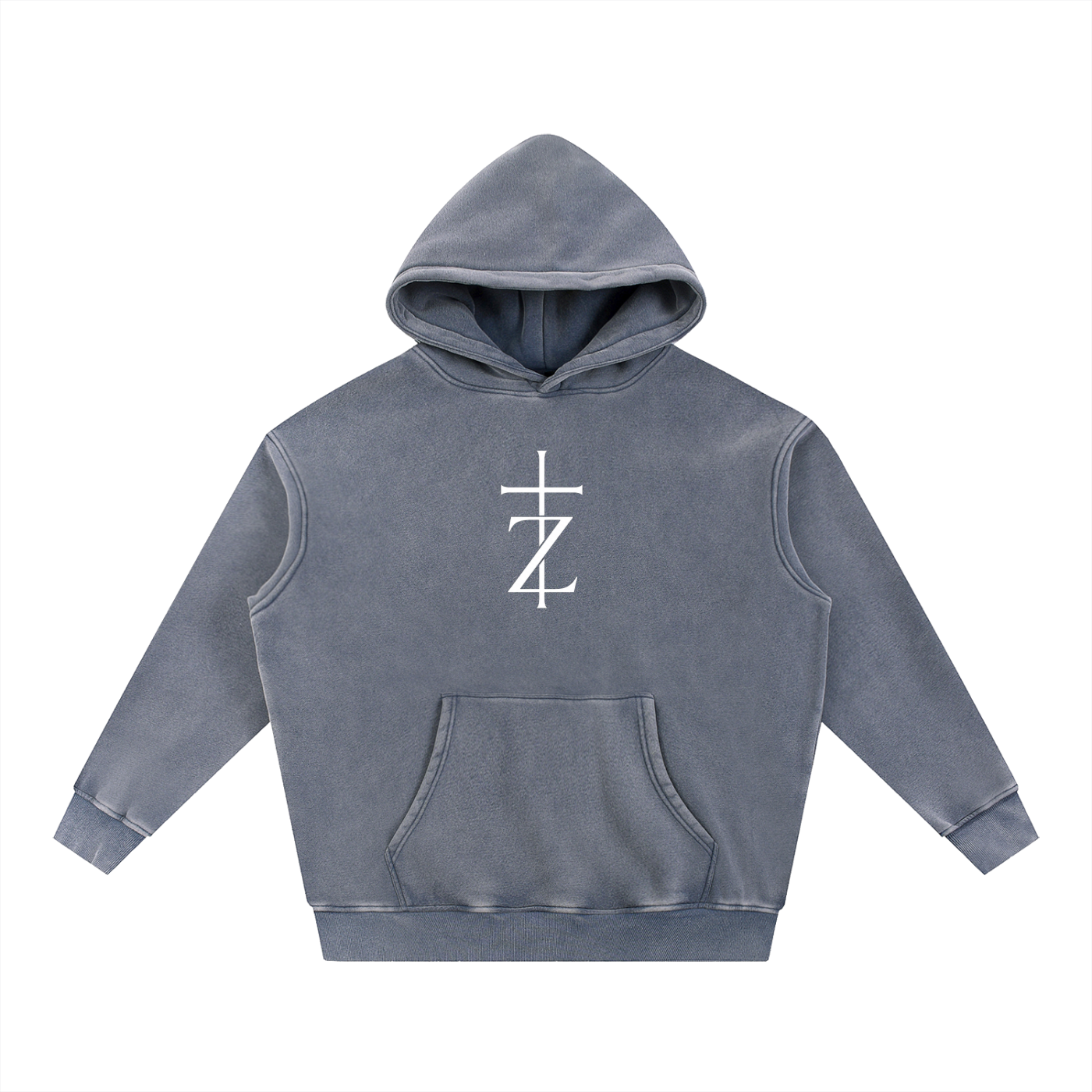 #SAVED - Christian Hoodie - Snow Wash Fleece Oversize Hoodie