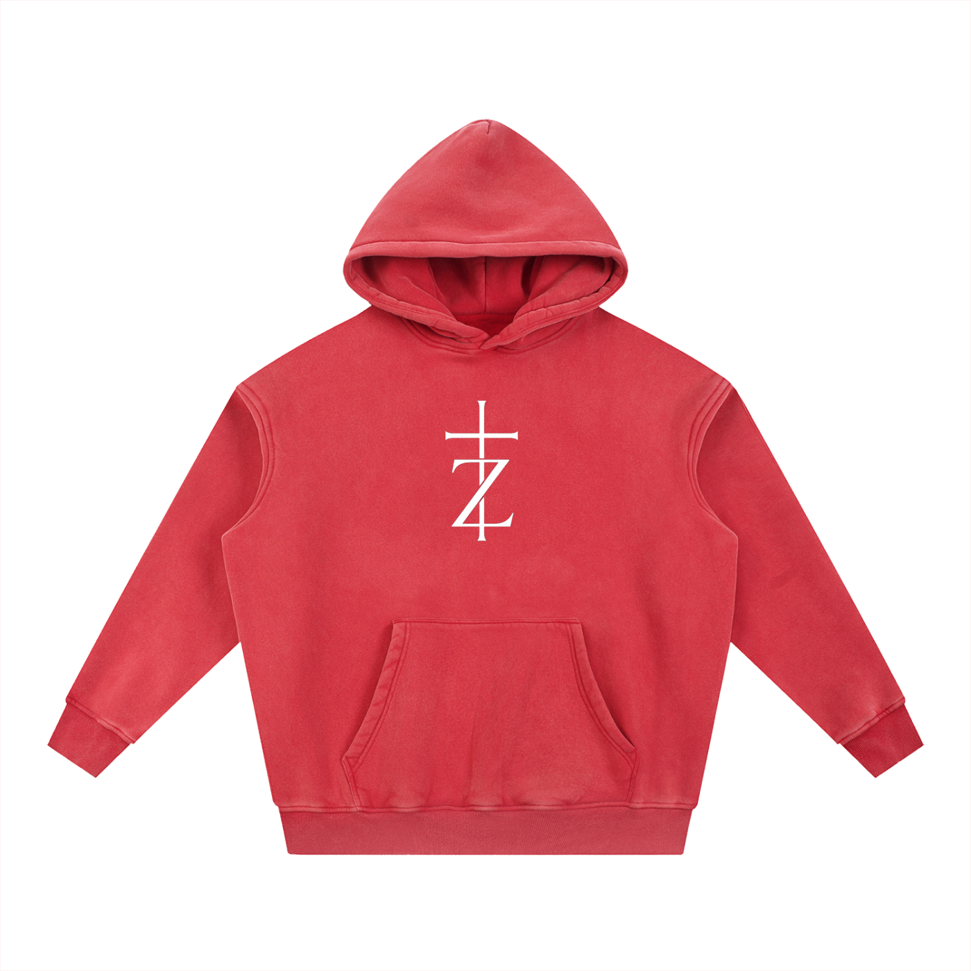 #SAVED - Christian Hoodie - Snow Wash Fleece Oversize Hoodie