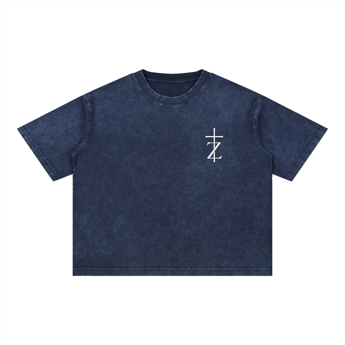 Worry Not, Trust God - Christian Tee - Mineral Wash Boxy Cotton T-Shirt